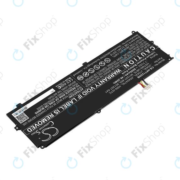 Battery for HP Elite X2 1012 G2, 6000mAh, Li-Pol, 7.7V, JI04XL, HQ