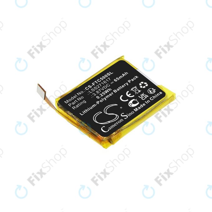 Battery for Fitbit Charge 5, 65mAh, Li-Pol, 3.87V, LSS271617, HQ