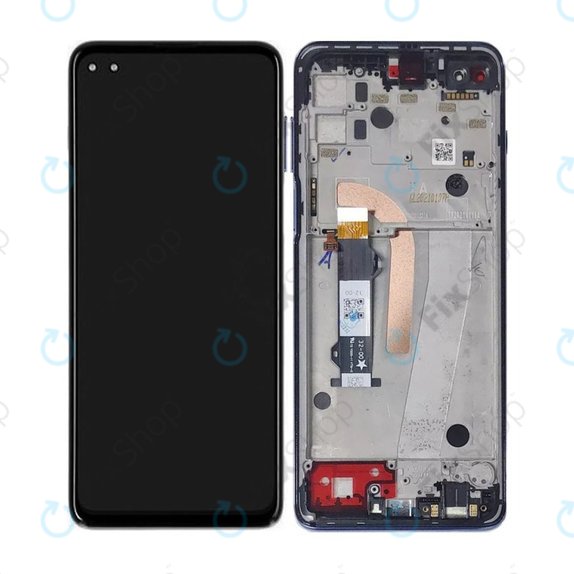 Motorola Moto G100 XT2125 - LCD Display + Touch Screen + Frame (Iridescent Ocean) TFT