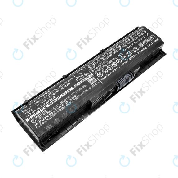 Battery for HP 17, Omen 17, Pavilion 17, 4400mAh, Li-Ion, 11.1V, 849571-221, HQ