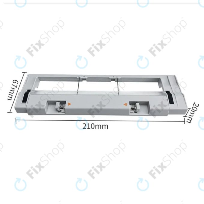 Xiaomi Mi Robot Vacuum Mop (Mijia 1C), 2 (Mijia 2C), 2 Pro+ (Mijia 1T) - Main Brush Cover (Silver)