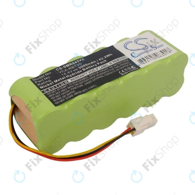 Samsung Navibot SR8840, SR8895, VCR8845 - Battery VCA-RBT20 Ni-MH 14.4V 3000mAh HQ