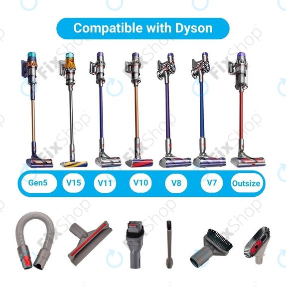 Dyson V-series, Outsize - Additional Nozzles Set (6pcs)