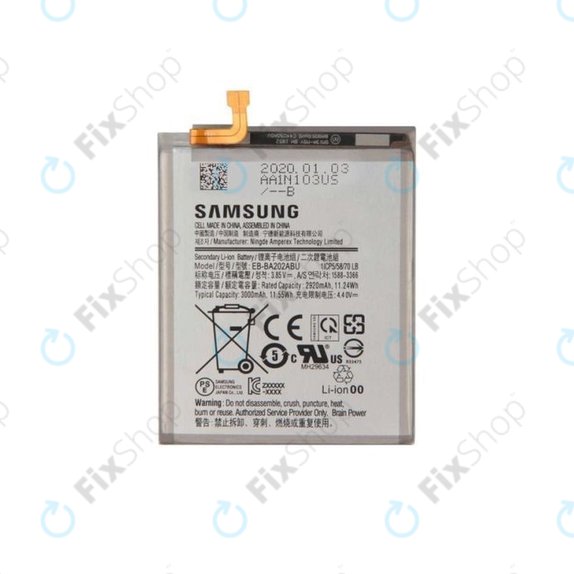Samsung Galaxy A20e A202F - Battery EB-BA202ABU 3000mAh - GH82-20188A Genuine Service Pack