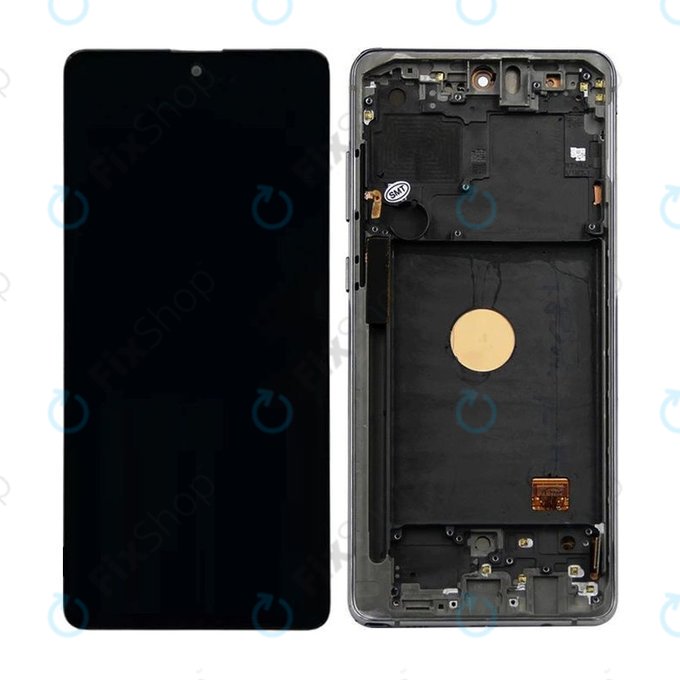 Samsung Galaxy Note 10 Lite N770F - LCD Display + Touch Screen + Frame (Aura Black) TFT