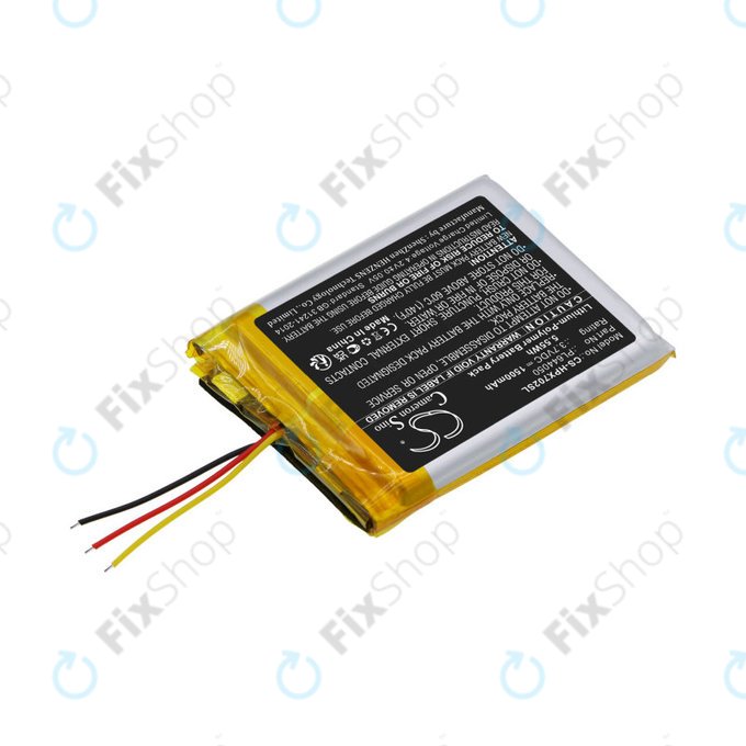 Battery for HyperX Cloud Flight, Cloud Alpha, 1500mAh, Li-Pol, 3.7V, PL644050, HQ