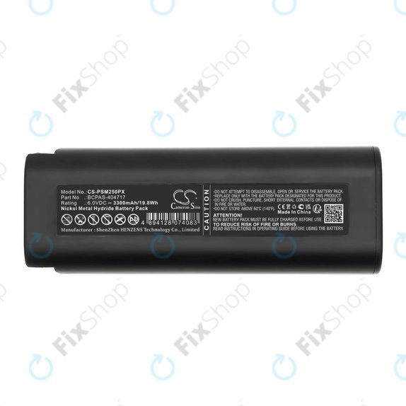 Battery for Paslode 900400, 3300mAh, Ni-MH, 6V, 404400, BCPAS-404717, HQ