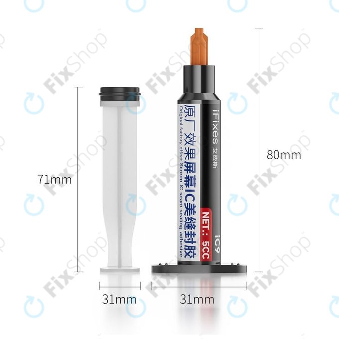 iFixes IC Underfill Glue - adhesive for IC chips on motherboard, 5ml