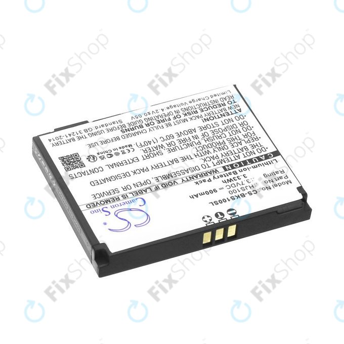 Battery for Becker HJS 100, HJS100, Li-Ion, 3.7V, 900mAh, HQ