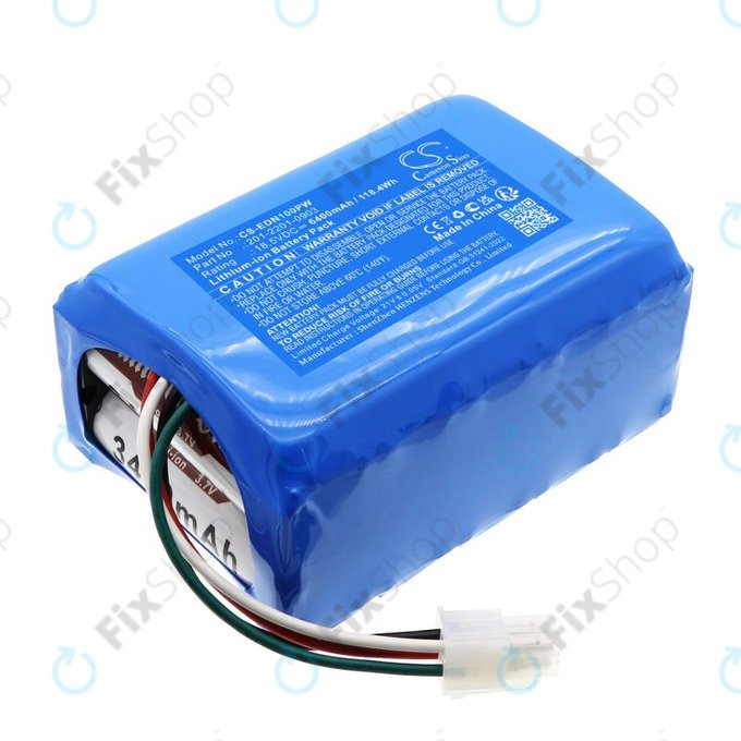 Battery for Ecovacs BAIZE, G1-800, GX-600, GOAT G1, 6400mAh, Li-Ion, 18.5V, 201-2201-0903, HQ
