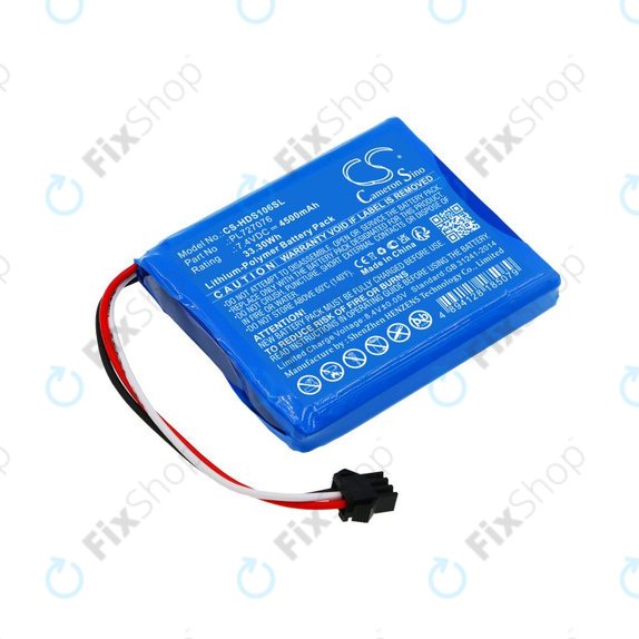 Battery for Hantek DSO-1062B, DSO-1202B, DSO-1202S, 4500mAh, Li-Pol, 7.4V, PL727076, HQ