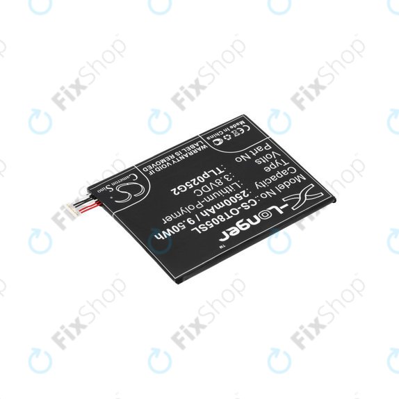 Battery for Alcatel One Touch Pixi 8", 2500mAh, Li-Pol, 3.8V, TLp025G2, HQ
