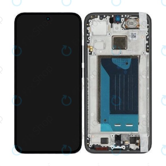 Display for Xiaomi 15T 5G, Black, Touch Screen with Frame, 5600010O12A00, Genuine Service Pack