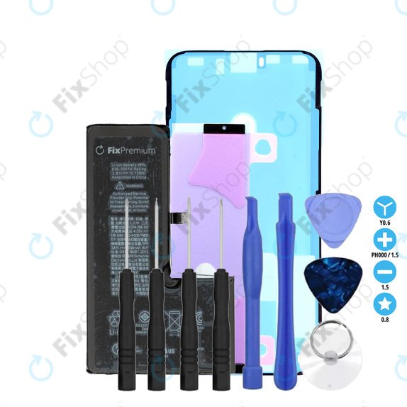 Battery for iPhone XS, 2658mAh, Adhesive, Toolkit, FixPremium