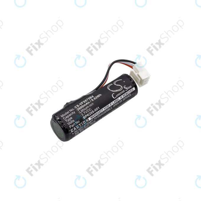 Battery for Verifone Vx675, Vx690, C680, 2600mAh, Li-Ion, 3.7V, BPK260-001, HQ