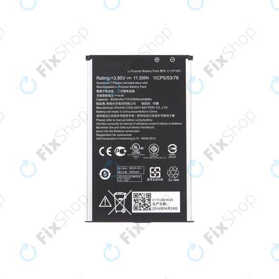 Asus Zenfone Selfie ZD551KL - Battery C11P1501 3000mAh