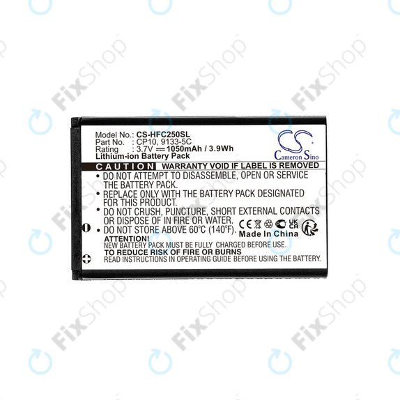 Battery for Amplicomms Powertel M4000, Auro Comfort 1010, 1050mAh, Li-Ion, 3.7V, MM460BB, CP10, HQ