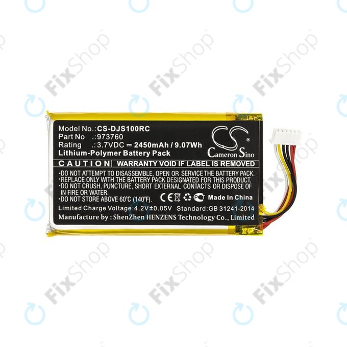 Battery for DJI Mavic Pro, Air, Spark, 2450mAh, Li-Pol, 3.7V, 973760, HQ