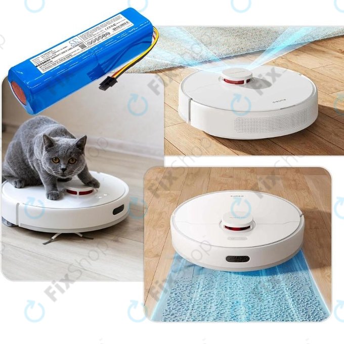 Xiaomi Mi Robot Vacuum Mop-series, Dream-series, Roborock-series - Battery BRR-2P4S-5200 Li-Ion 14.4V 5200mAh HQ