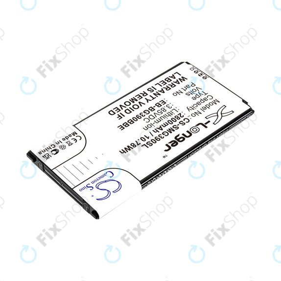 Battery for Samsung Galaxy Xcover 4, 4S, 2800mAh, Li-Ion, 3.85V, EB-BG390BBE, HQ