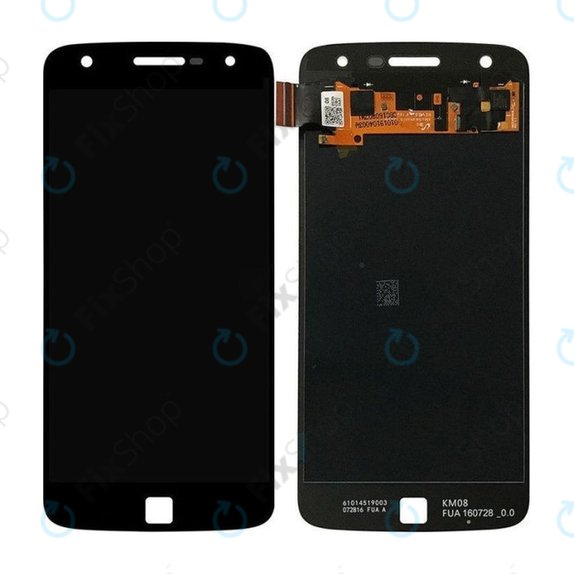 Motorola Moto Z Play XT1635-02 - LCD Display + Touch Screen (Black) - 01019104003W Genuine Service Pack