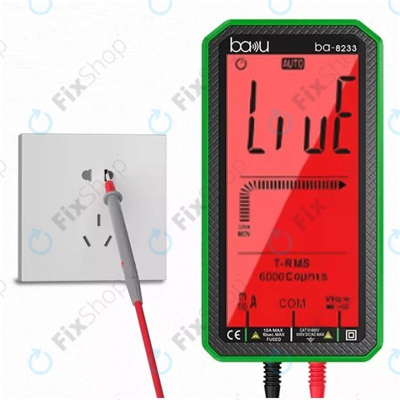 Baku BA-8233 - Professional Digital Multimeter with Touch Screen