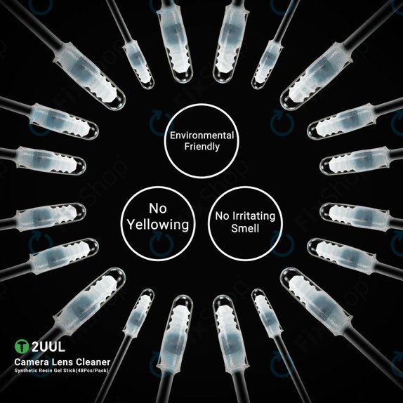2UUL CL21 - Camera Lens Cleaning Sticks (48 pcs)