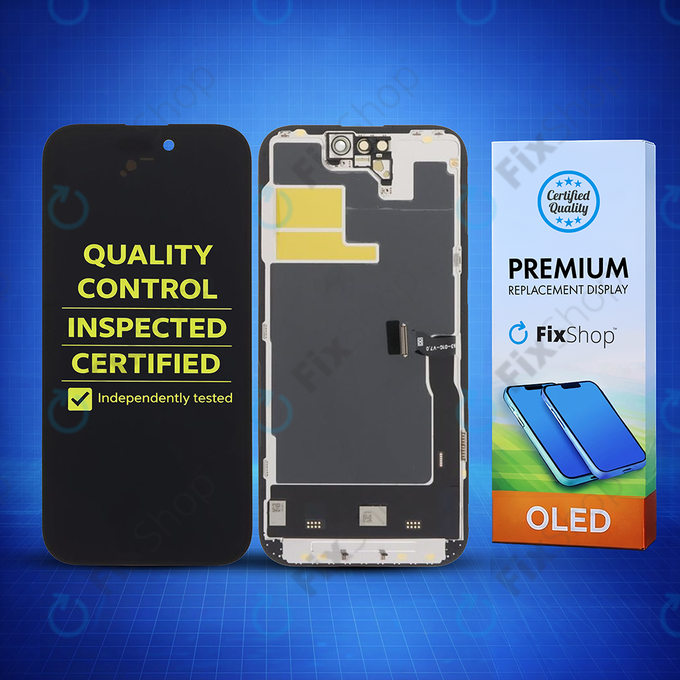 Display Soft OLED for iPhone 14 Pro, Touch Screen with Frame, DIAGNOSTIC