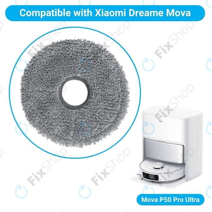 Mop Cloth, 2pcs for Xiaomi Mova P50 Pro Ultra