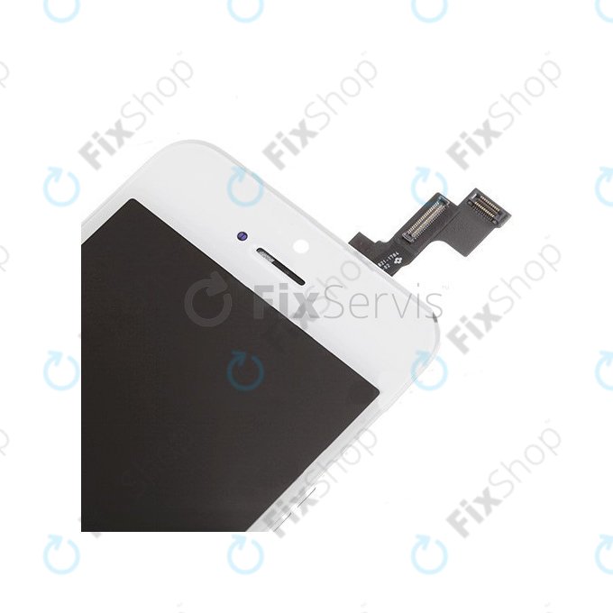 Display for iPhone 5S, SE, White, Touch Screen with Frame