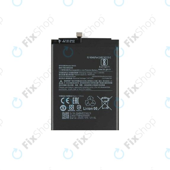 Xiaomi Redmi Note 9S - Battery BN55 5020mAh