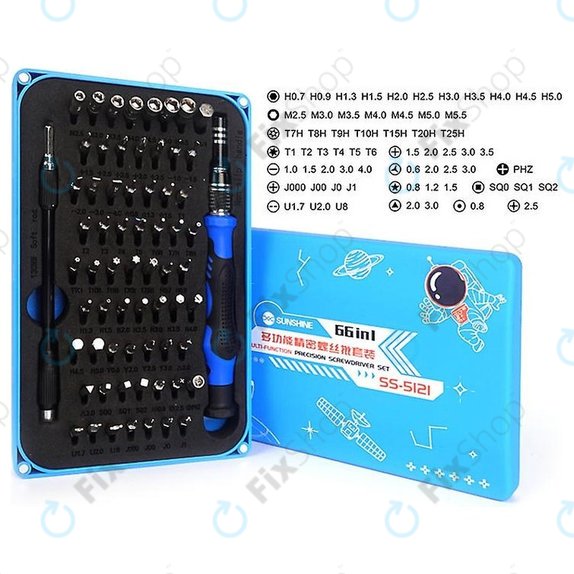 Sunshine SS-5121 - Precision Screwdriver and Bit Set 66in1