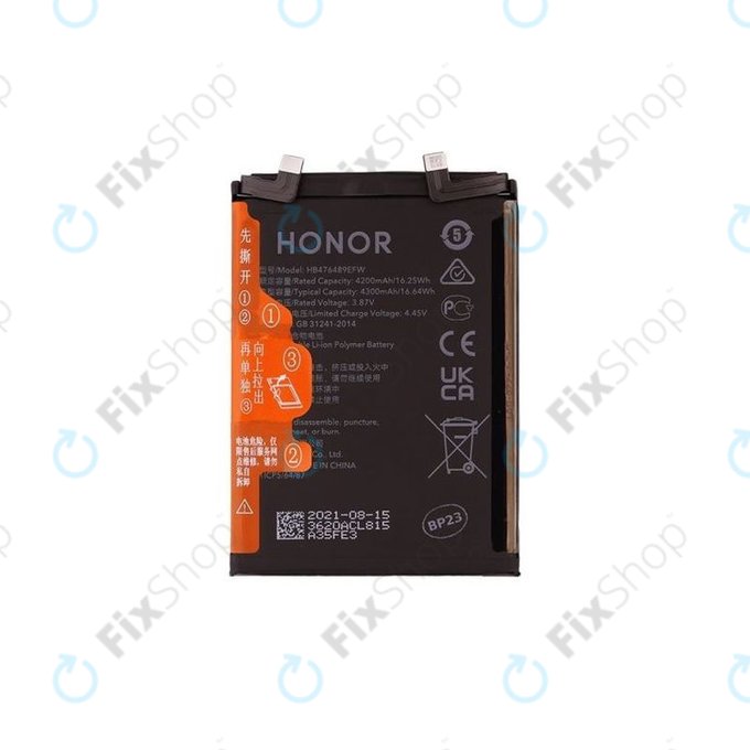 Honor 50 - Battery HB476489EFW 4300mAh - 02354GNH Genuine Service Pack