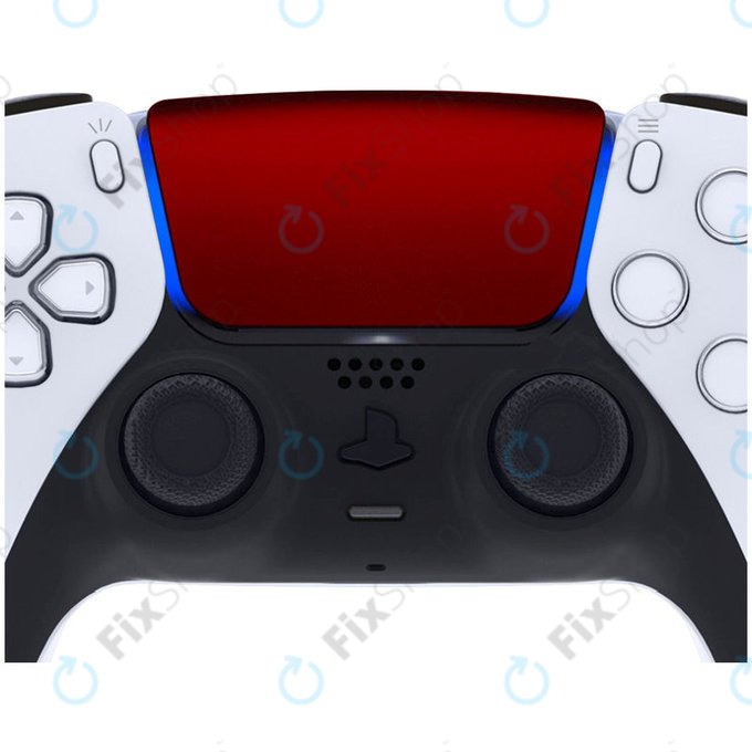 Touchpad cover V2.0 (Red) for Sony PlayStation 5 DualSense controller