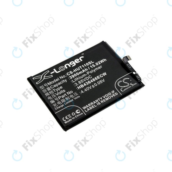 Battery for Huawei Mate 10 Lite, Honor View 20, 3900mAh, Li-Pol, 3.85 V, HB436486ECW, HQ