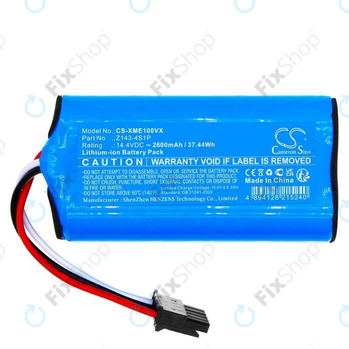 Xiaomi Robot Vacuum E5, E10, E10C - Battery Z143-4S1P 14.4V Li-Ion 2600mAh HQ