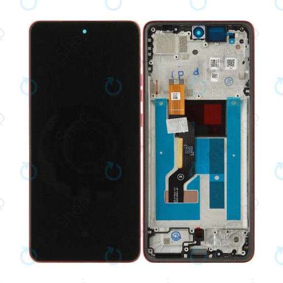 Display for Motorola Moto G86 5G, Touch Screen with Frame, Chrysanthemum, 5D68C30477, Genuine Service Pack