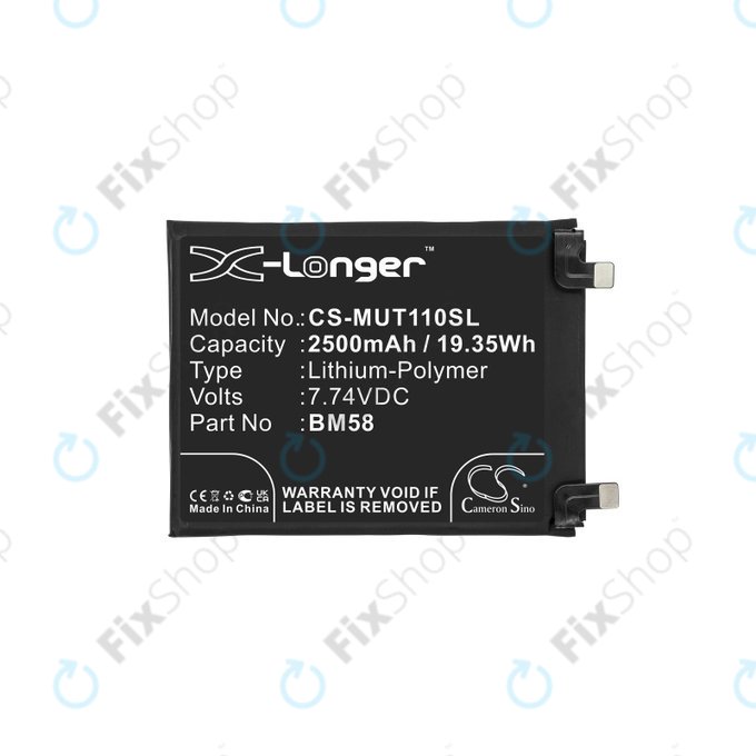 Xiaomi 11T Pro - Battery BM58 2500mAh HQ