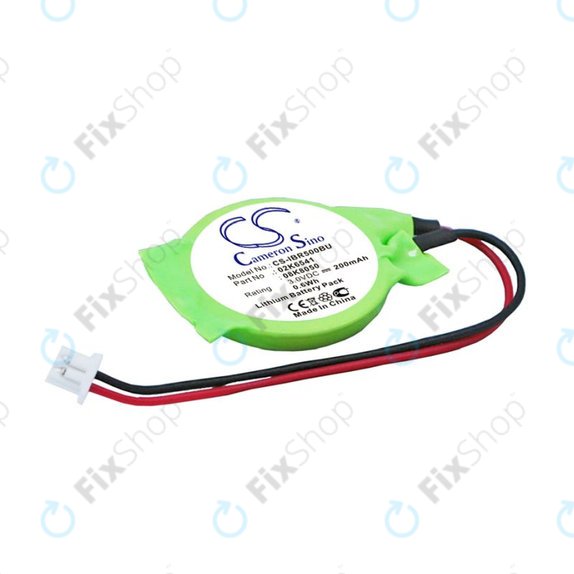 Backup battery for Lenovo Thinkpad, 200mAh, Lithium, 3V, 02K6541, HQ