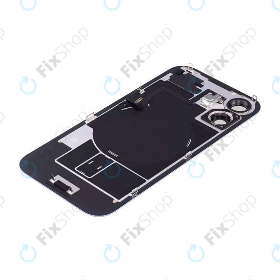 Apple iPhone 16 Plus - Rear Housing Glass + Camera Lens + Metal Plate + Magsafe Magnet (Ultramarine)