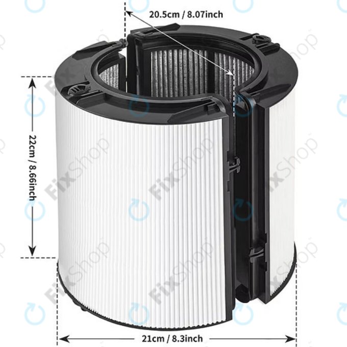 Dyson Purifier-series, Purifier humidifier-series - HEPA filter (Activated carbon)