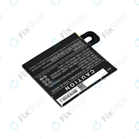 Battery for Google Pixel 2 G011A, 2700mAh, Li-Pol, 3.85 V, G011A-B, HQ
