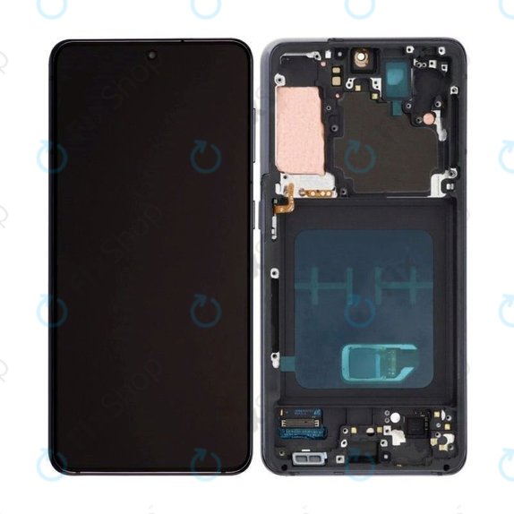 Samsung Galaxy S21 G991B - LCD Display + Touch Screen + Frame (Phantom Gray) TFT