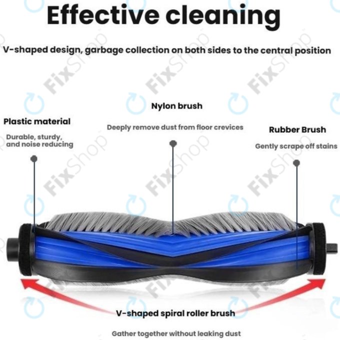 Ecovacs Deebot T50 Omni, T50 Pro Omni, T50 Max, T50 Max Pro Omni, T80 Omni - Main brush