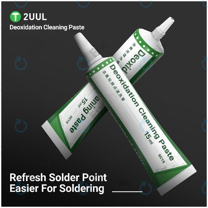 Deoxidation Soldering Paste, 2UUL SC15, 15ml