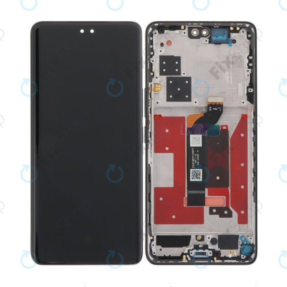 Honor 200 Pro - LCD Display + Touch Screen + Frame (Black) OLED