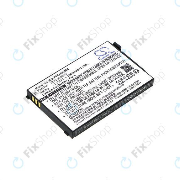 Battery for Philips Avent Eco SCD535 DECT, 1000mAh, Li-Ion, 3.7V, BYD001743, HQ