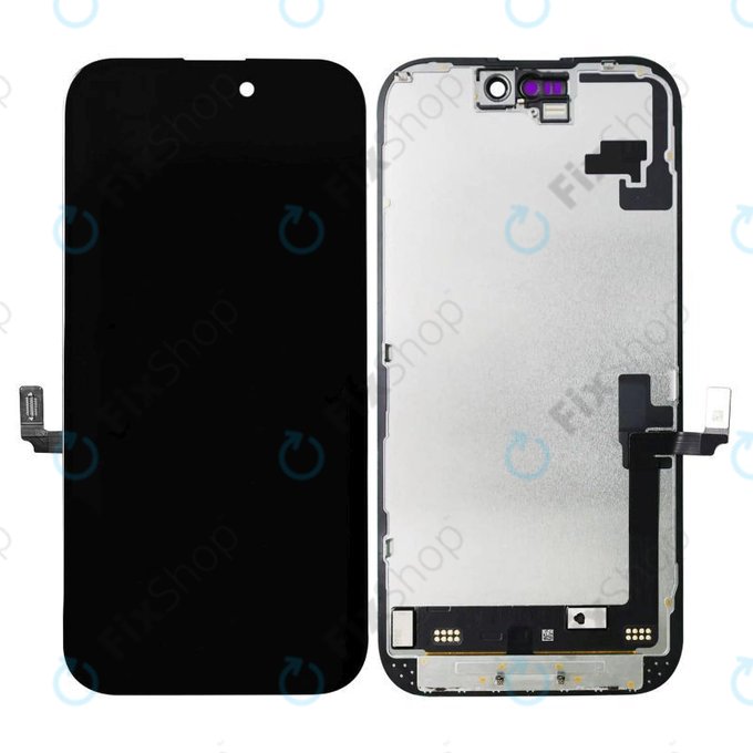 Display In-Cell FHD for iPhone 16, Touch Screen with Frame, FixPremium