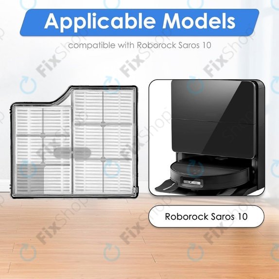 HEPA Filter, 2pcs for Xiaomi Roborock Saros 10