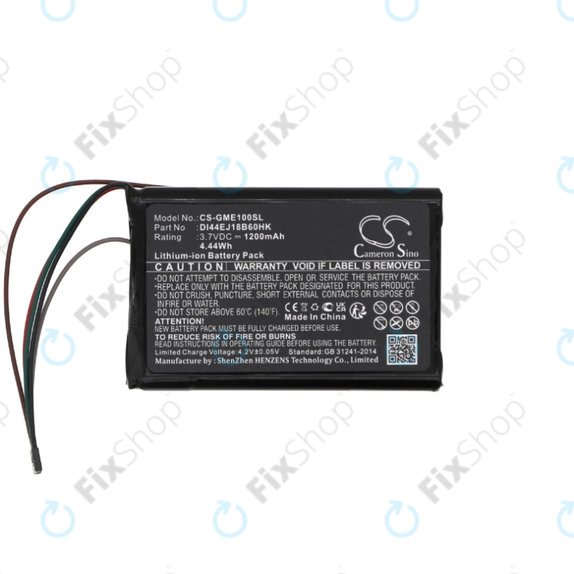 Battery for Garmin Edge 1000, Explore, 1200mAh, Li-ion, 3.7V, DI44EJ18B60HK, HQ